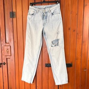 Denim & Denim Light Blue Distressed Jeans size 4T.   WJ